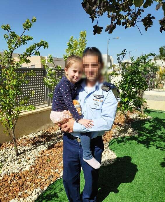 רס"ן א' וסופי הקטנה // צילום: דובר צה"ל